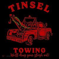 Tinsel Towing We'll Drag The Sleigh Out Coffee Mug thumb 5