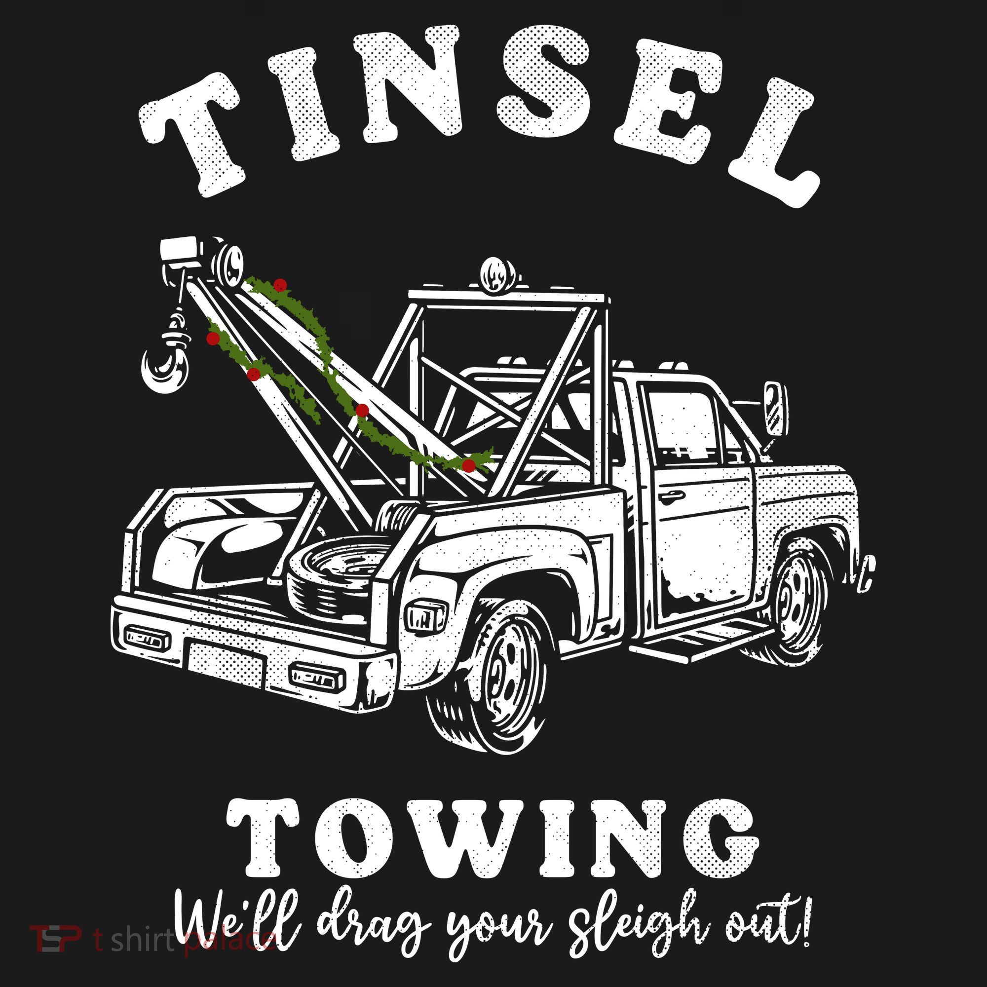 Tinsel Towing We'll Drag The Sleigh Out Women's Tank Top