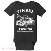 Tinsel Towing We'll Drag The Sleigh Out Baby Bodysuit thumb 0