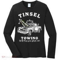 Tinsel Towing We'll Drag The Sleigh Out Women's Long Sleeve Shirt thumb 0