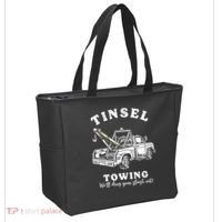 Tinsel Towing We'll Drag The Sleigh Out Tote Bag thumb 2