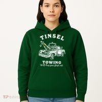 Tinsel Towing We'll Drag The Sleigh Out Hoodie thumb 5