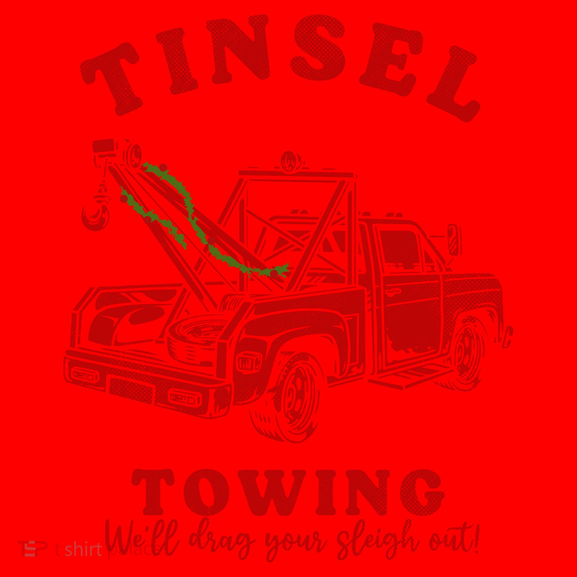 Tinsel Towing We'll Drag The Sleigh Out Santa Hat
