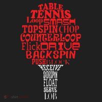 Table Tennis Word Cloud Tumbler thumb 3