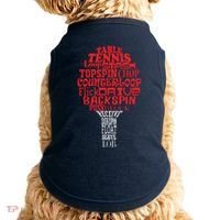 Table Tennis Word Cloud Doggie Tank thumb 0
