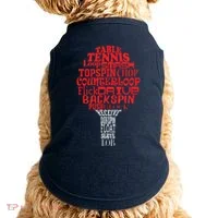 Table Tennis Word Cloud Doggie Tank thumb 0