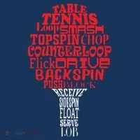 Table Tennis Word Cloud Doggie Tank thumb 4