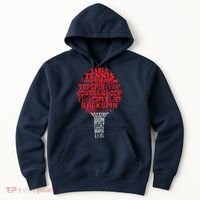 Table Tennis Word Cloud Hoodie thumb 0