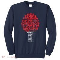 Table Tennis Word Cloud Sweatshirt thumb 0