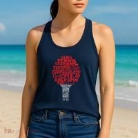 Table Tennis Word Cloud Women's Tank Top thumb 2