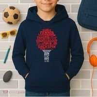 Table Tennis Word Cloud Kids Hoodie thumb 2