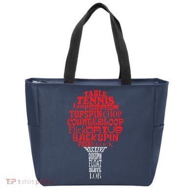 Table Tennis Word Cloud Tote Bag