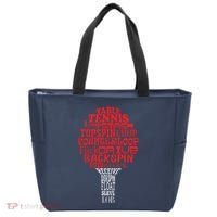 Table Tennis Word Cloud Tote Bag thumb 0