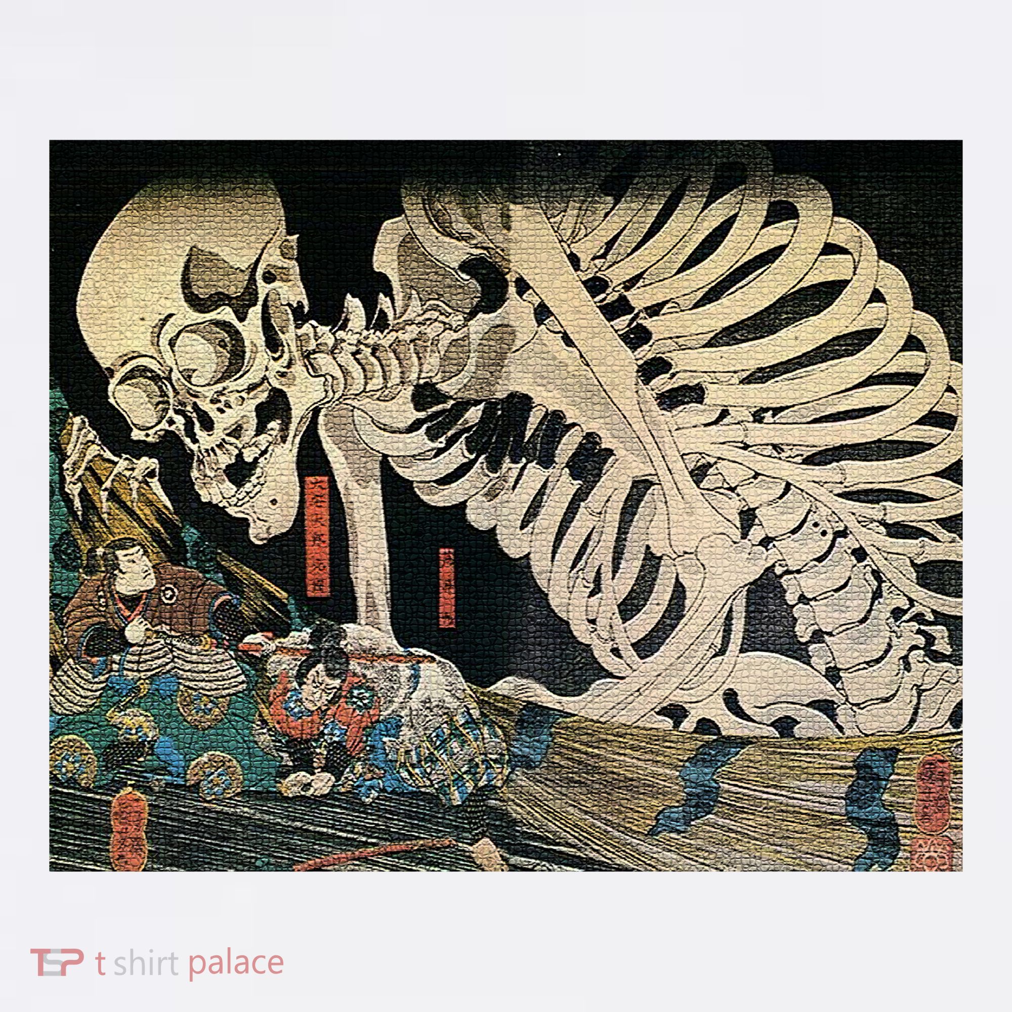 Takiyasha The Witch And The Skeleton Spectre By Utagawa Kuniyoshi T-Shirt