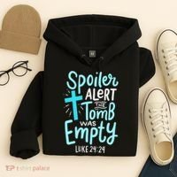 The Tomb Was Empty Luke 24:24 Hoodie thumb 4