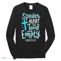 The Tomb Was Empty Luke 24:24 Long Sleeve Shirt thumb 0