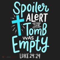The Tomb Was Empty Luke 24:24 Hat thumb 2
