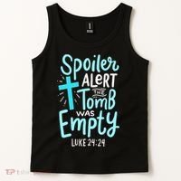 The Tomb Was Empty Luke 24:24 Tank Top thumb 2