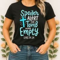 The Tomb Was Empty Luke 24:24 Women's T-Shirt thumb 2