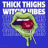 Thick Thighs Witchy Vibes Halloween Bad Witch Energy Gift Visor thumb 3