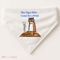 The Tiger Who Came For A Pint USA-Made Doggie Bandana thumb 0