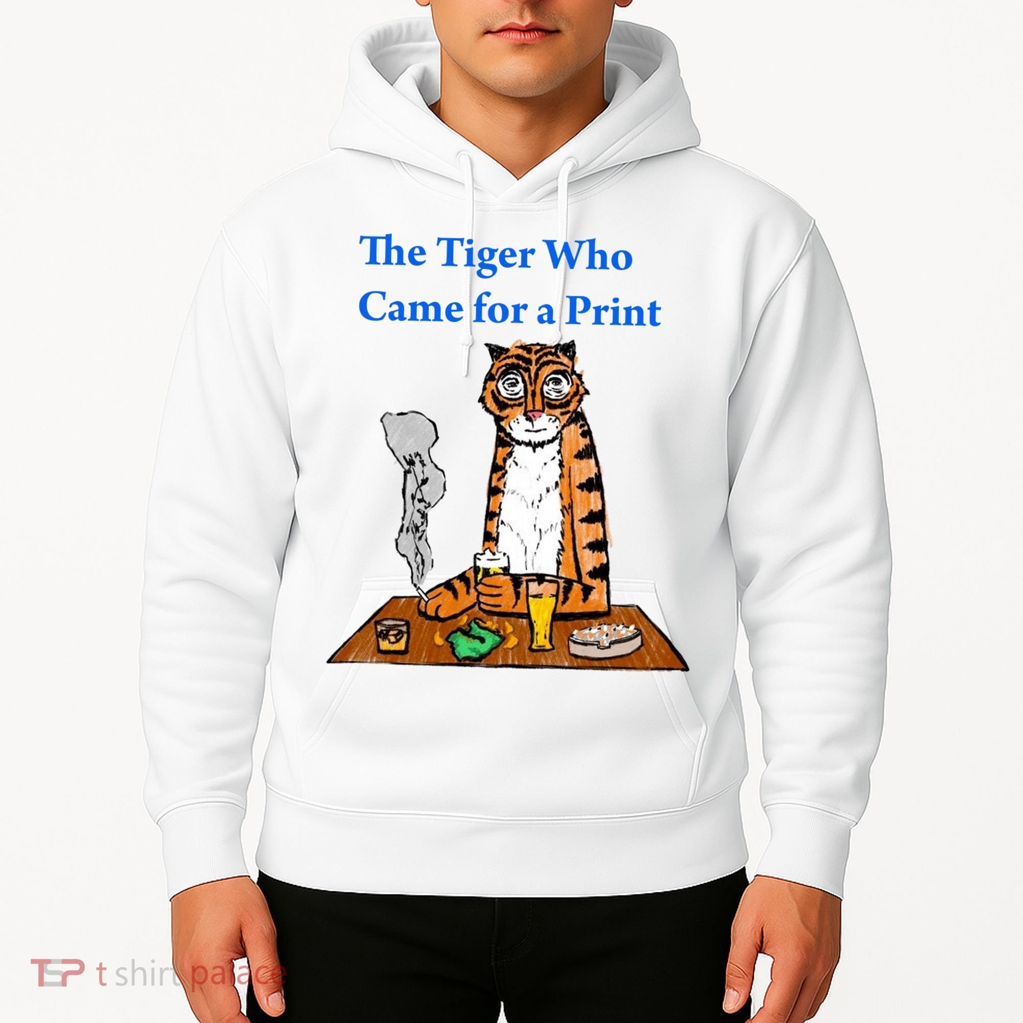 The Tiger Who Came For A Pint Hoodie