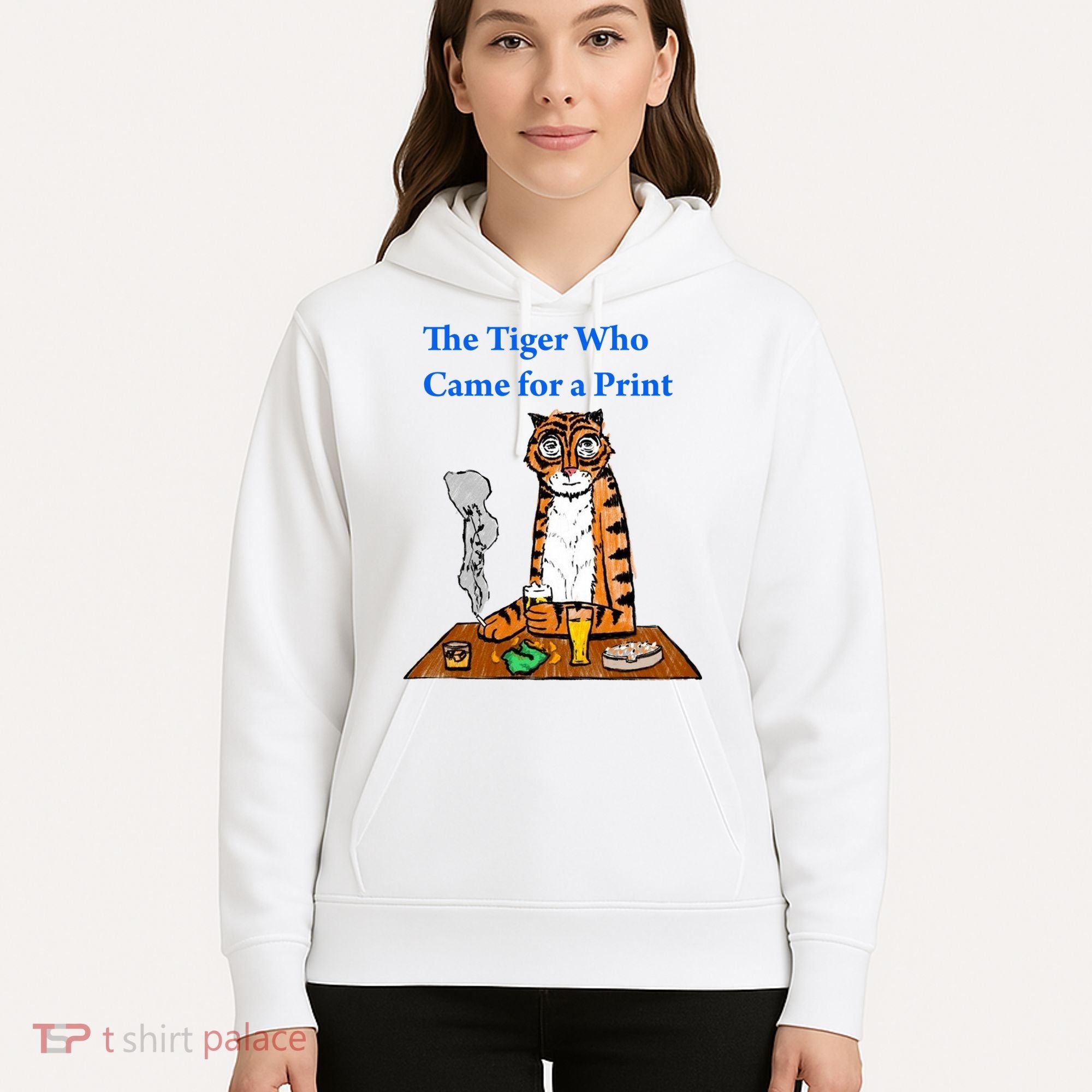 The Tiger Who Came For A Pint Hoodie