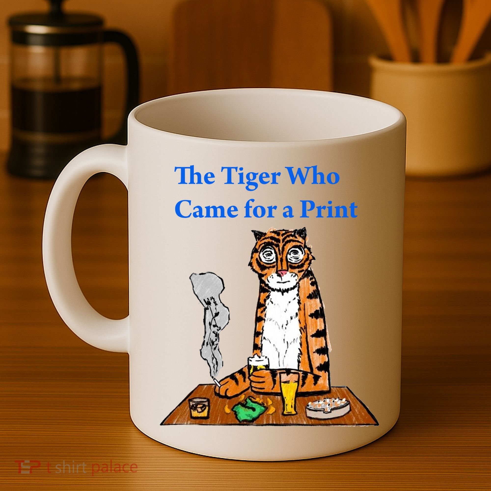 The Tiger Who Came For A Pint Coffee Mug