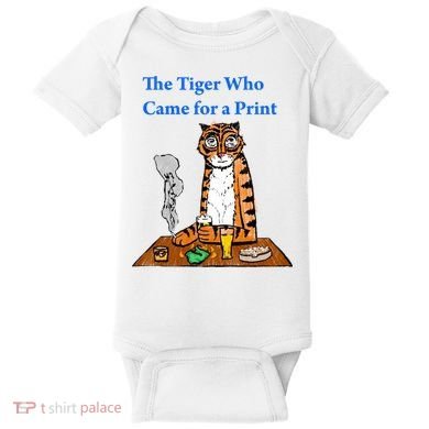 The Tiger Who Came For A Pint Baby Bodysuit