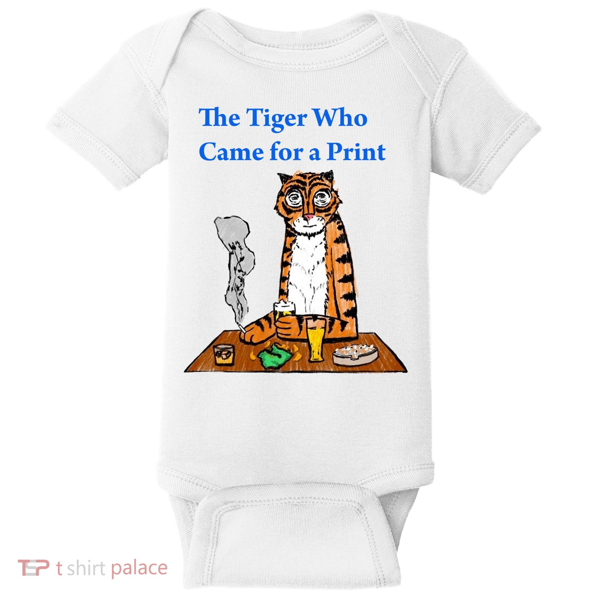 The Tiger Who Came For A Pint Baby Bodysuit