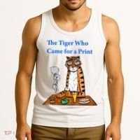 The Tiger Who Came For A Pint Tank Top thumb 3