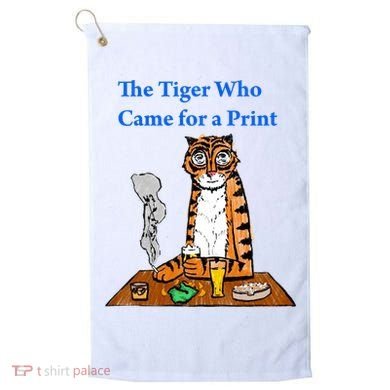 The Tiger Who Came For A Pint Golf Towel