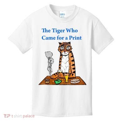 The Tiger Who Came For A Pint Kids T-Shirt
