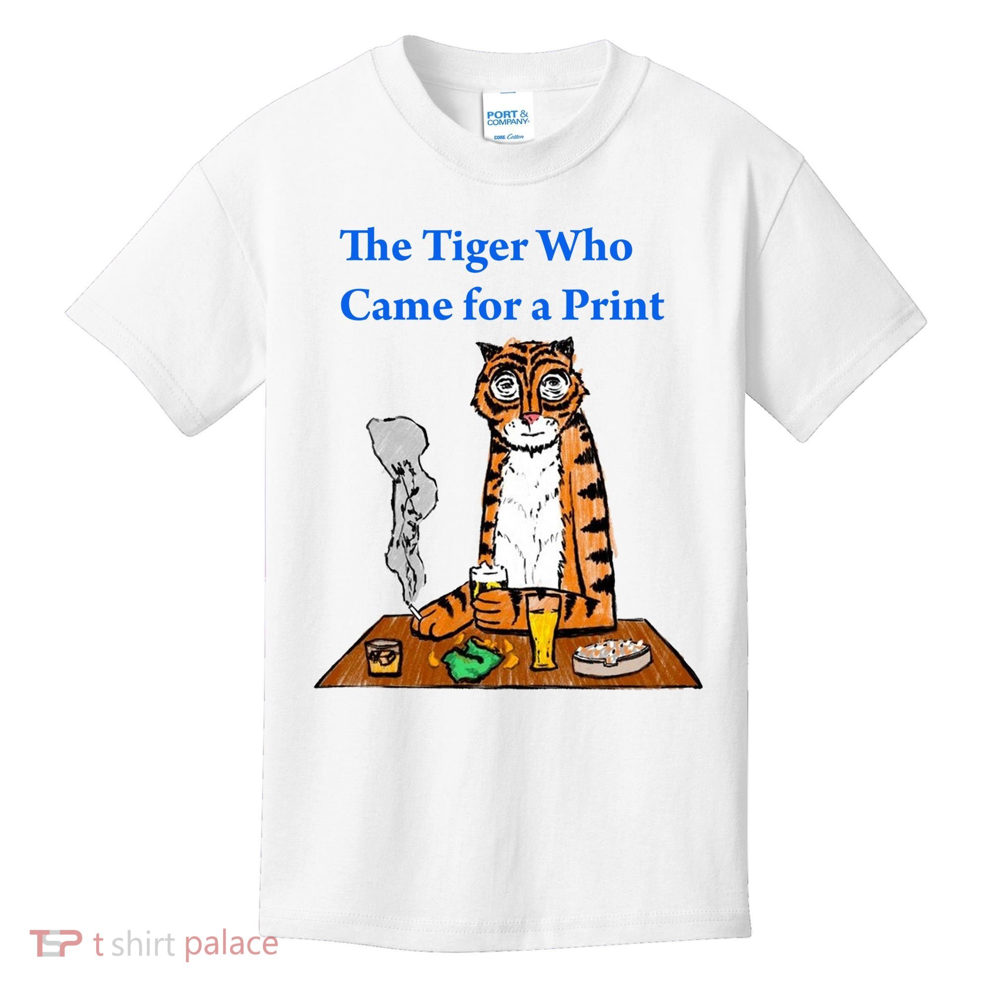 The Tiger Who Came For A Pint Kids T-Shirt