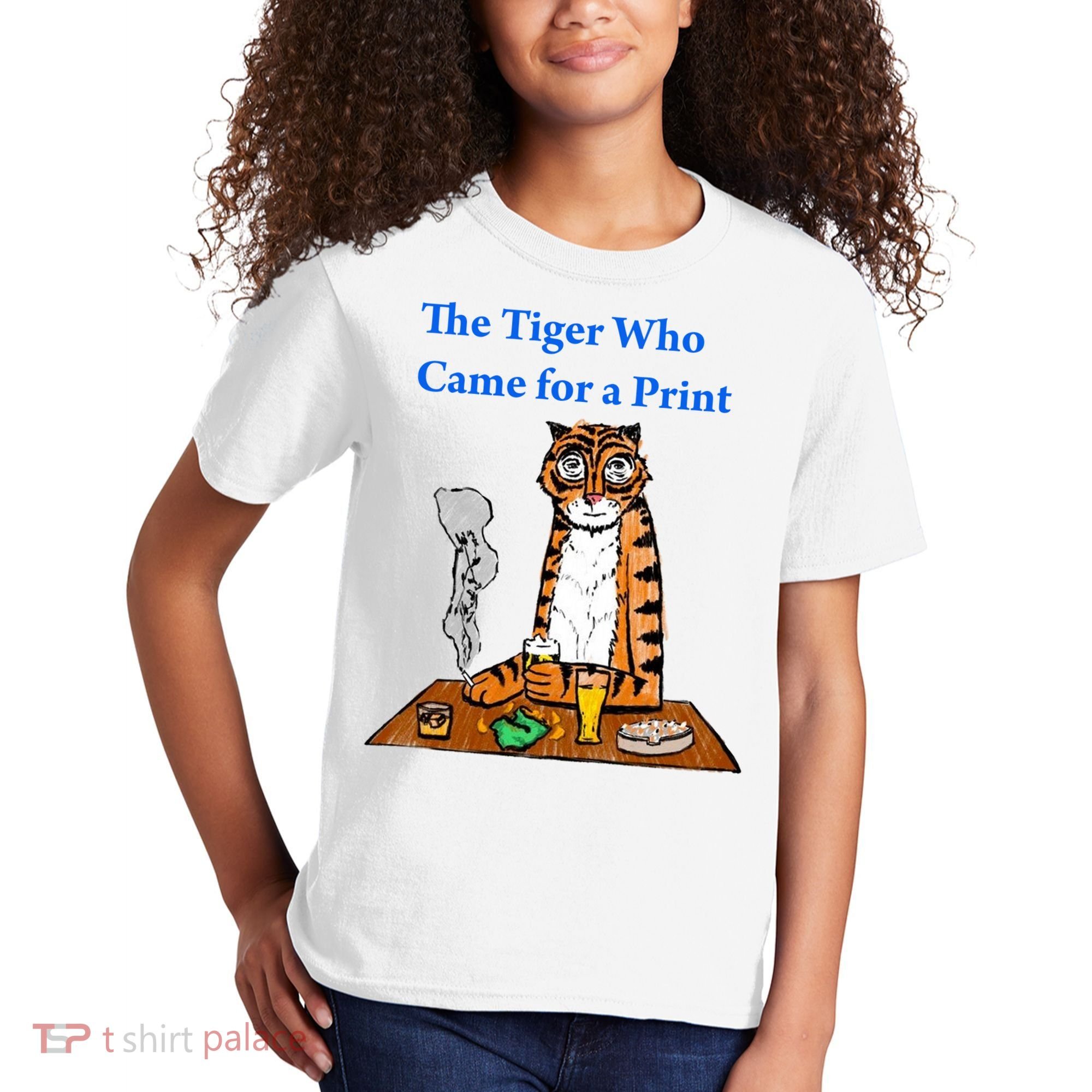 The Tiger Who Came For A Pint Kids T-Shirt