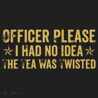 The Tea Was Twisted Quote Beanie thumb 2