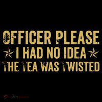 The Tea Was Twisted Quote Coaster thumb 2