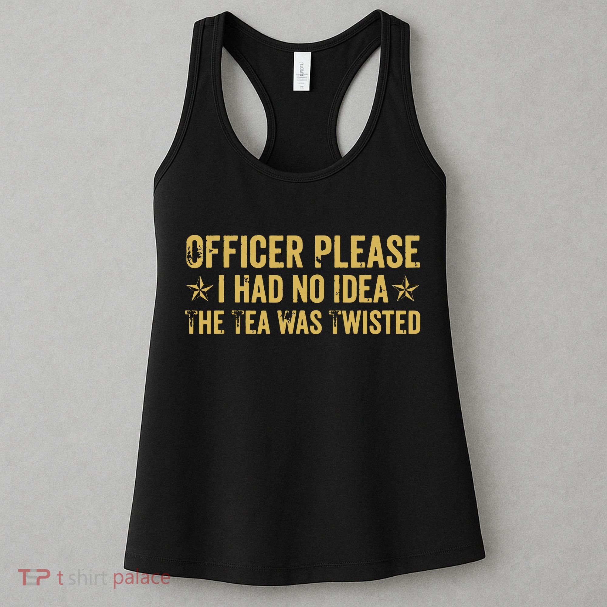 The Tea Was Twisted Quote Women's Tank Top
