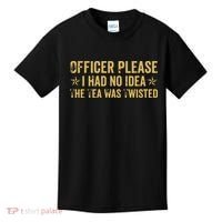 The Tea Was Twisted Quote Kids T-Shirt thumb 0