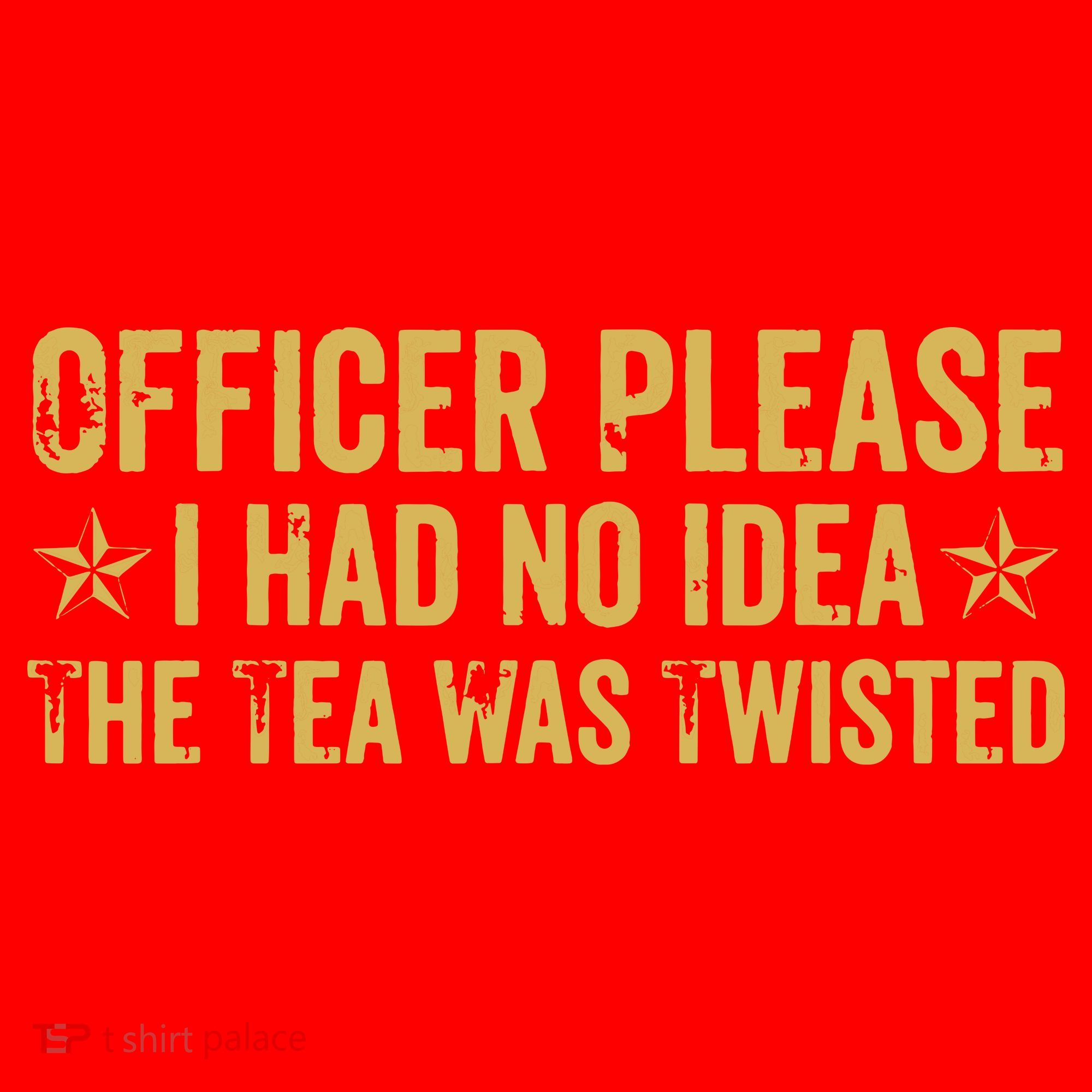 The Tea Was Twisted Quote Santa Hat