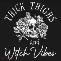 Thick Thighs Witchy Vibes Bucket Hat thumb 4