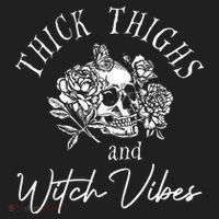 Thick Thighs Witchy Vibes Beanie thumb 2
