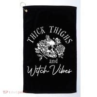 Thick Thighs Witchy Vibes Golf Towel thumb 0