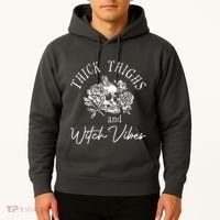 Thick Thighs Witchy Vibes Hoodie thumb 2