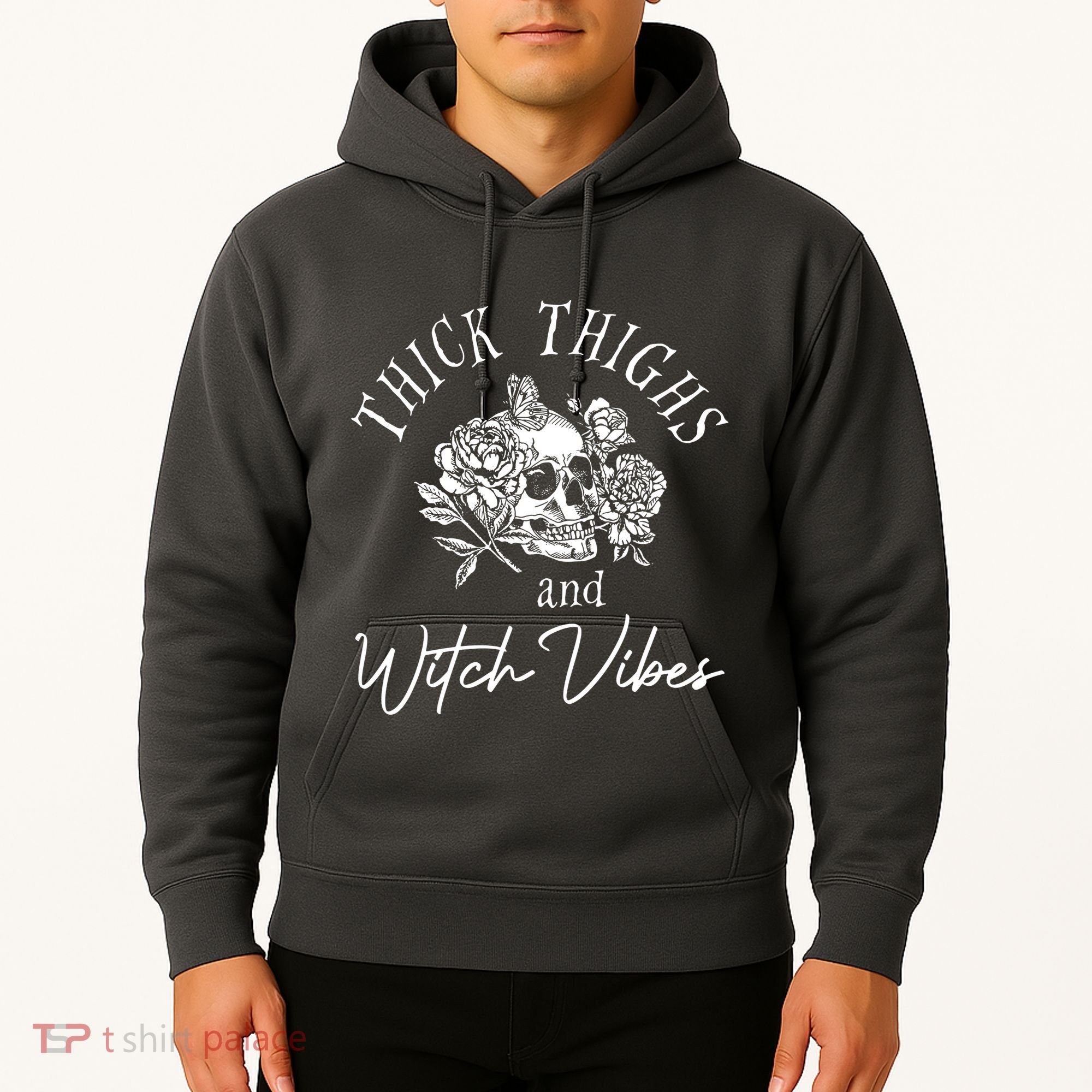 Thick Thighs Witchy Vibes Hoodie
