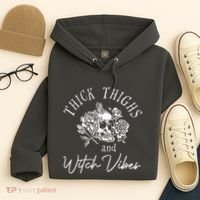 Thick Thighs Witchy Vibes Hoodie thumb 4