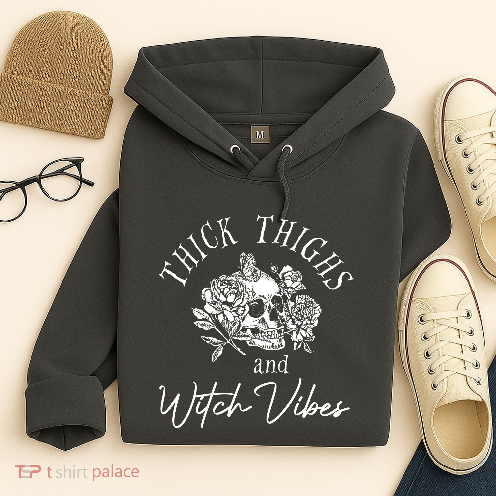 Thick Thighs Witchy Vibes Hoodie