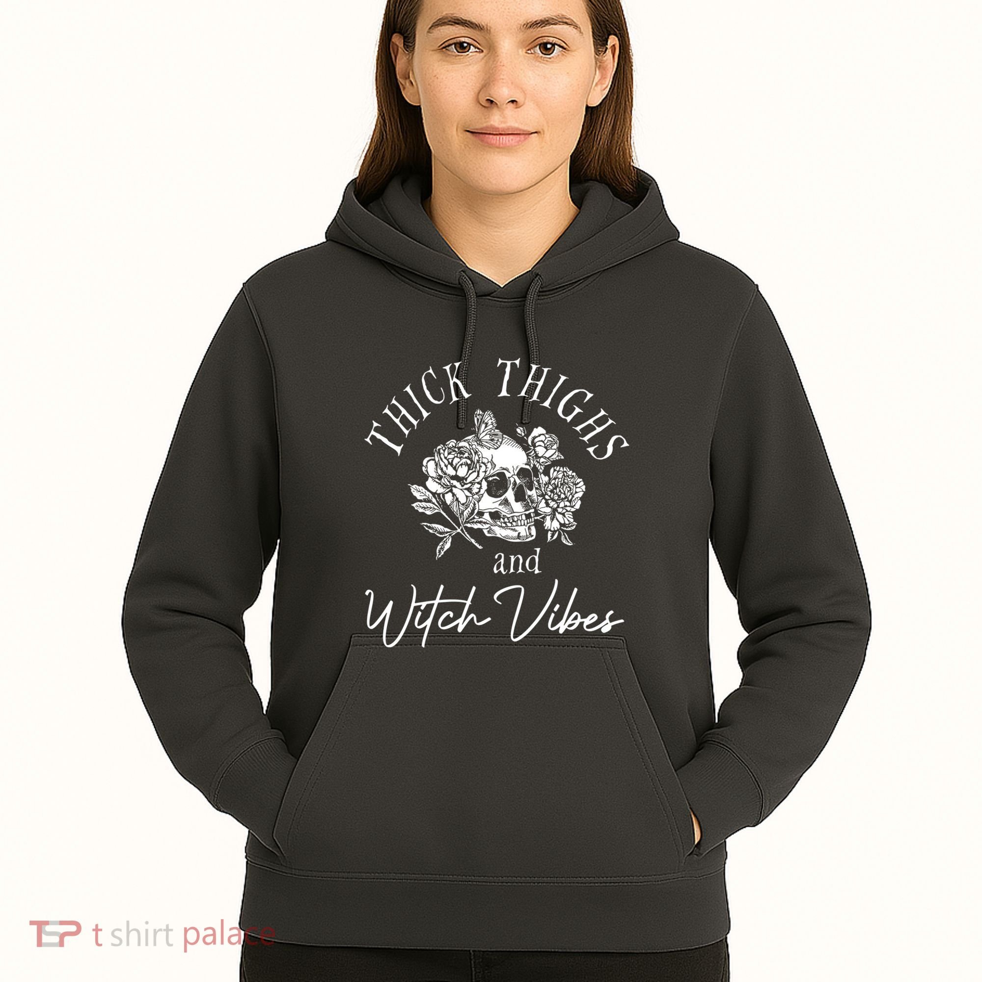 Thick Thighs Witchy Vibes Hoodie