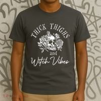 Thick Thighs Witchy Vibes T-Shirt thumb 3