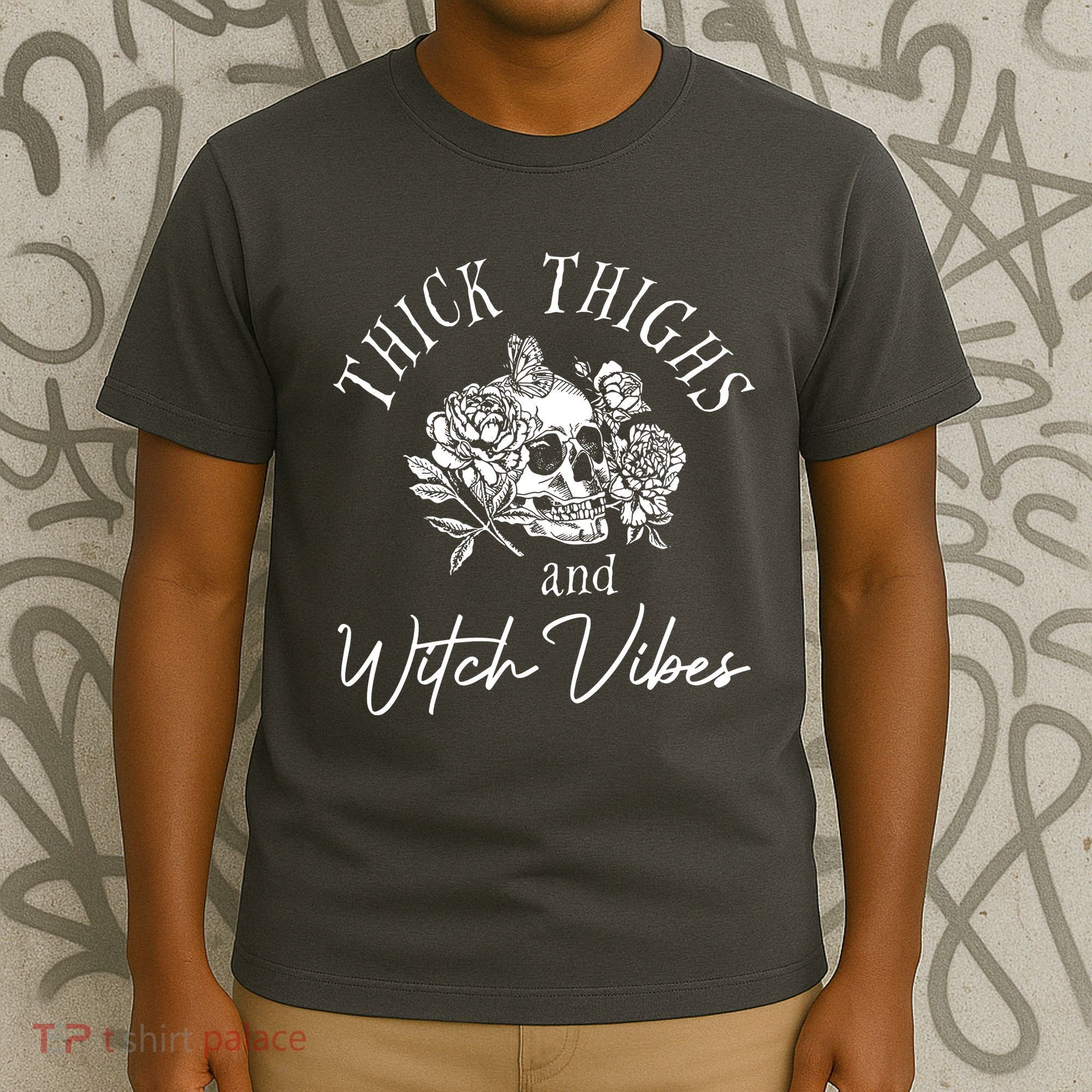 Thick Thighs Witchy Vibes T-Shirt